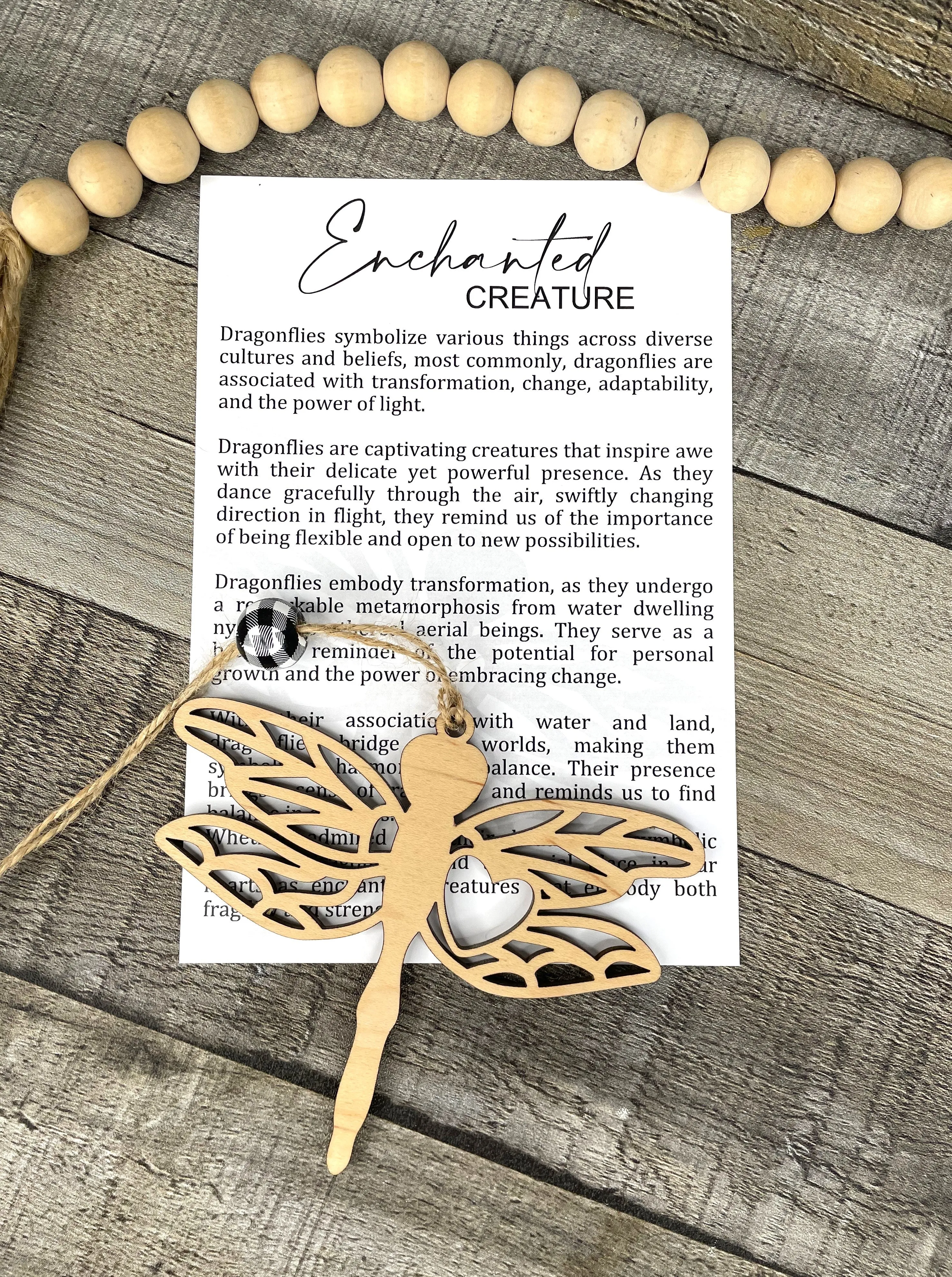 Dragonfly Ornament - Story of the Enchanted Creature
