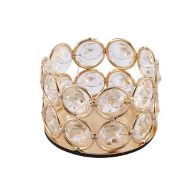 Elegant Gold Candle Holders Set of 8