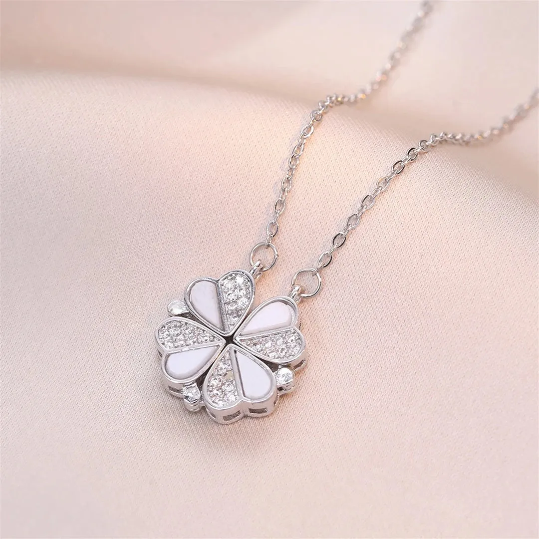 Four-Leaf Clover Heart Necklace (33 Styles)