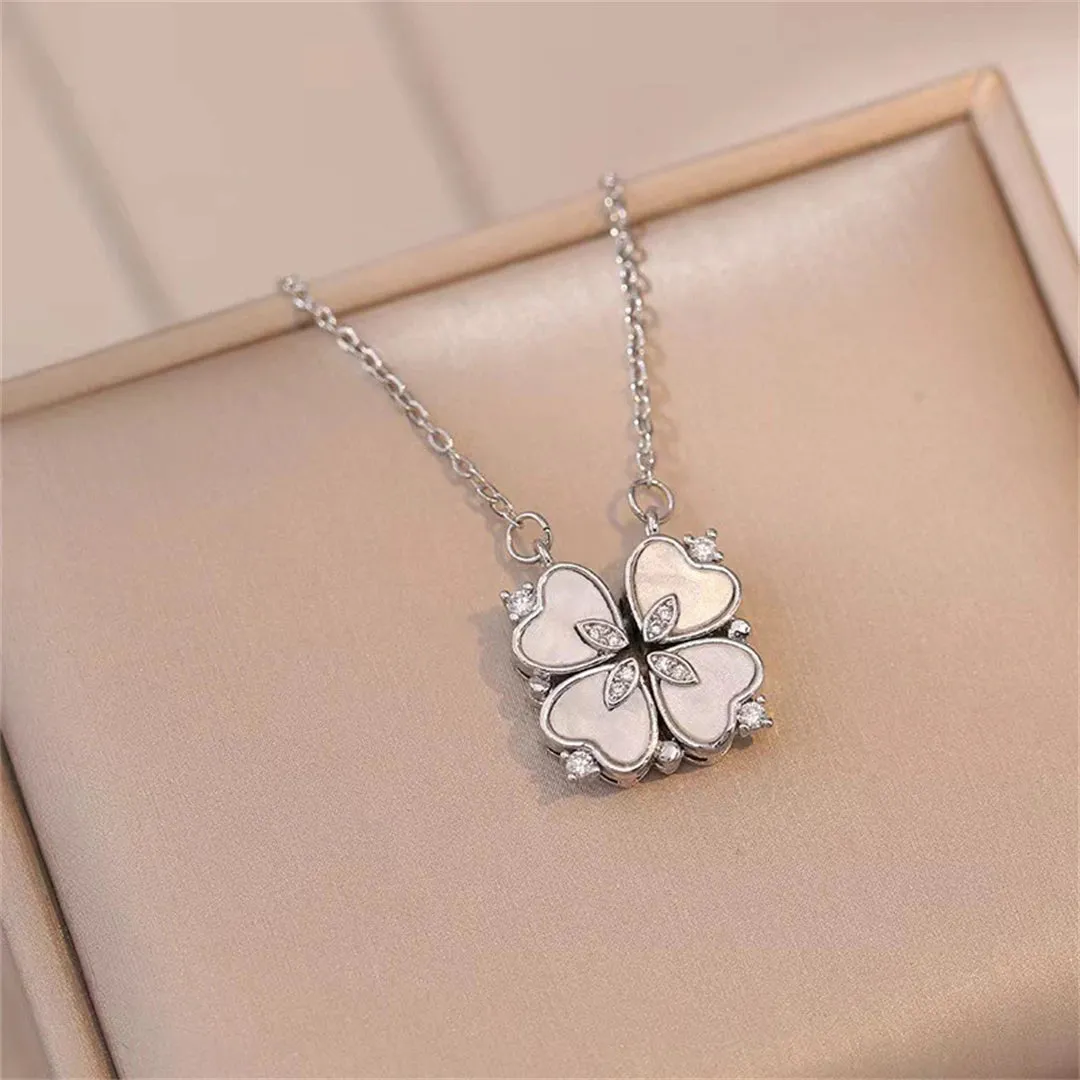 Four-Leaf Clover Heart Necklace (33 Styles)