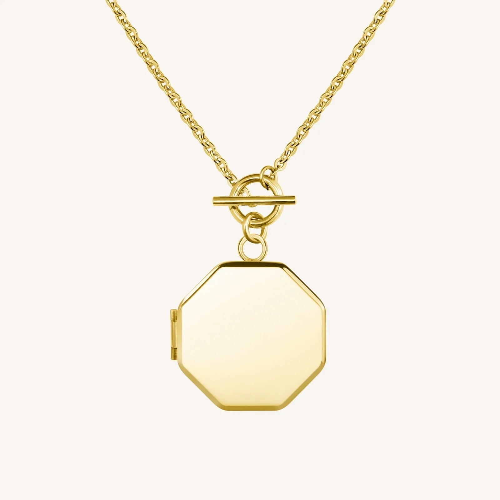 Geo Locket Gold