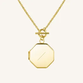 Geo Locket Gold