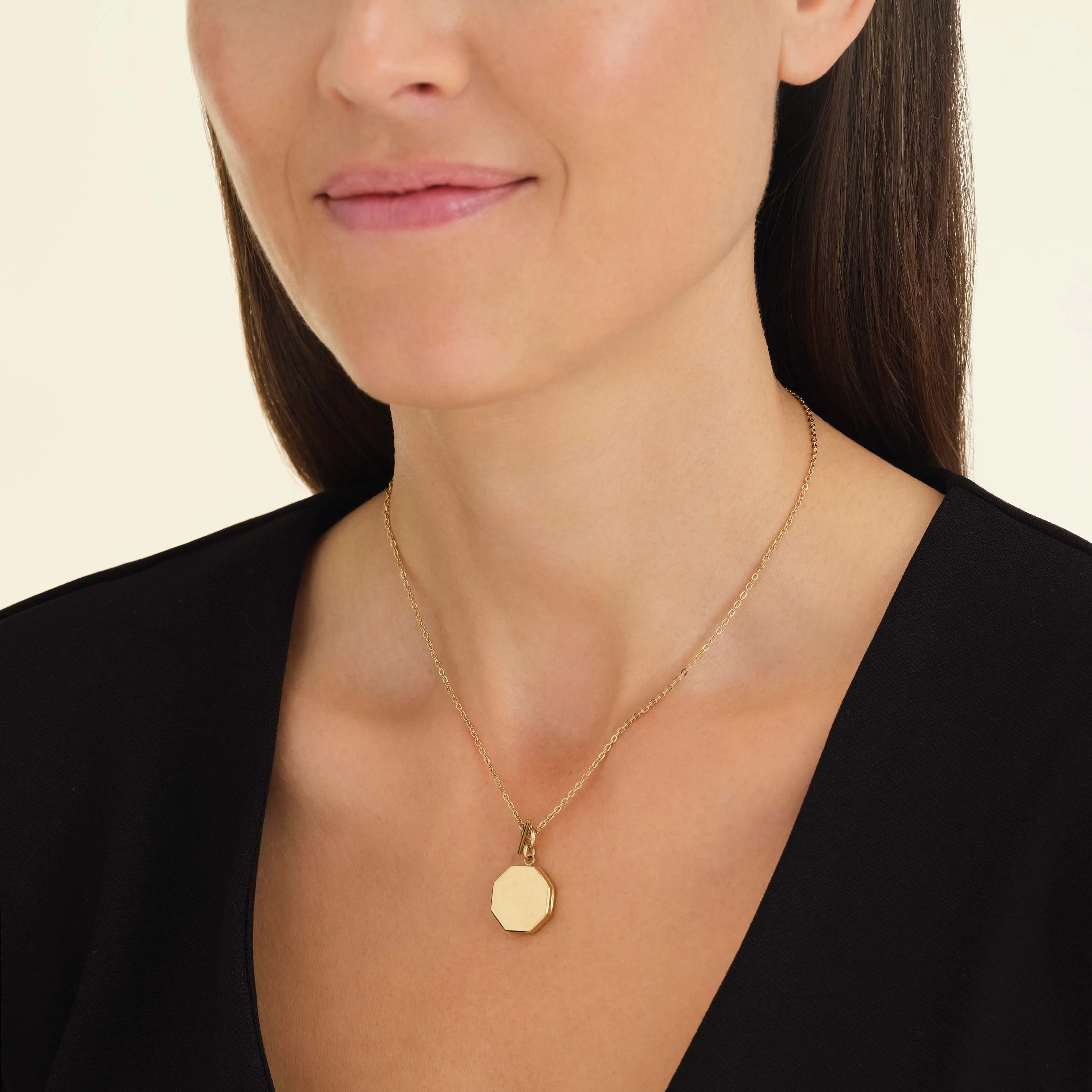 Geo Locket Gold