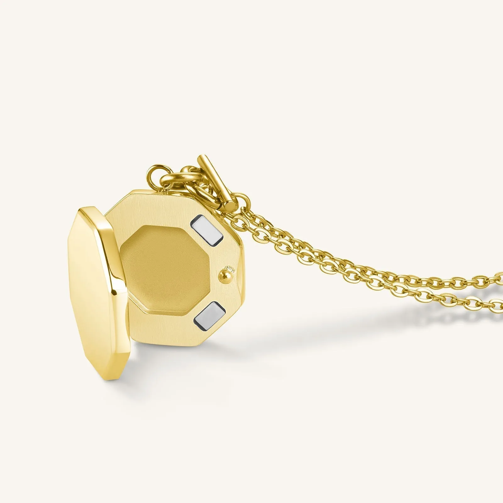 Geo Locket Gold