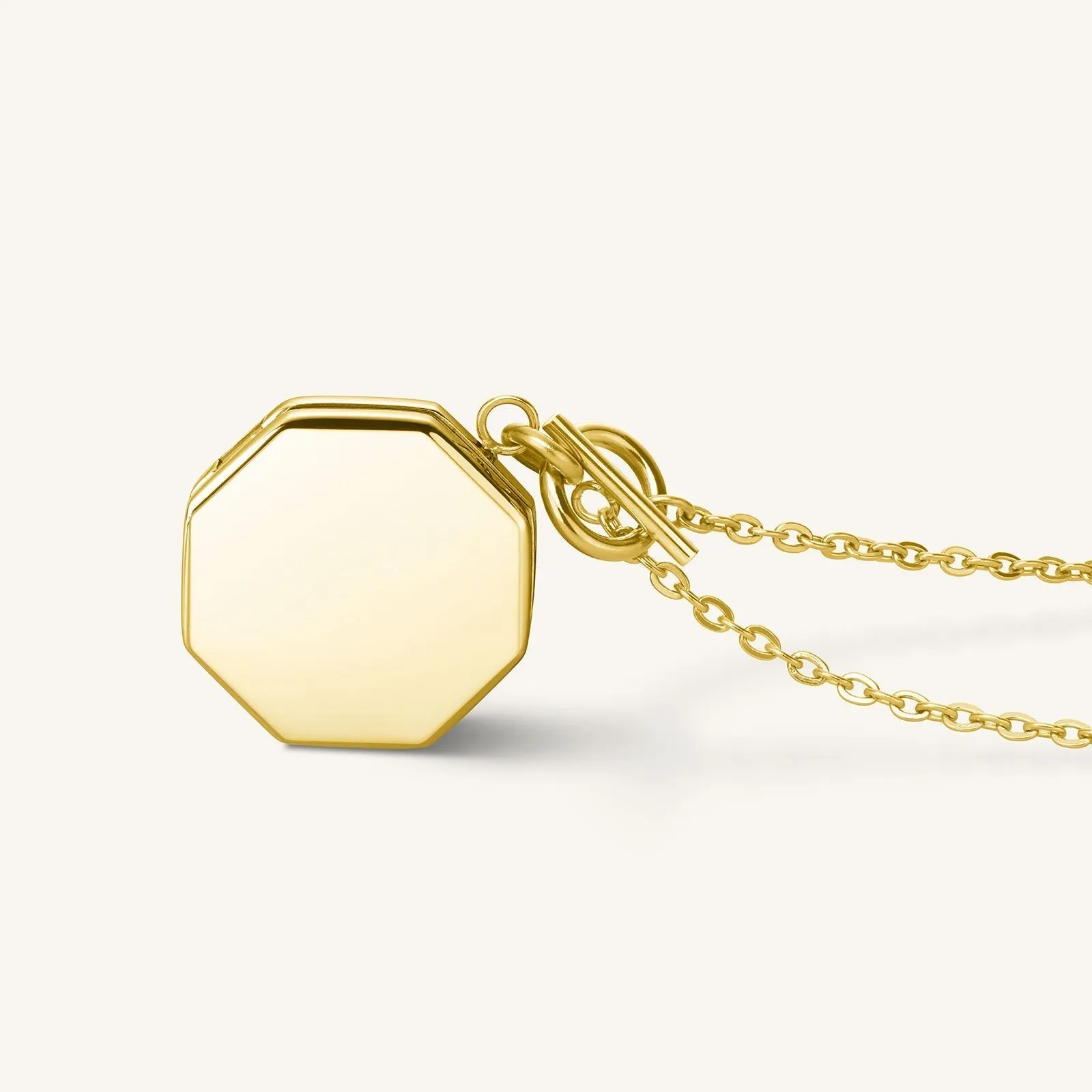 Geo Locket Gold