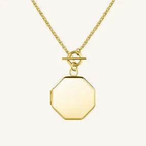 Geo Locket Gold