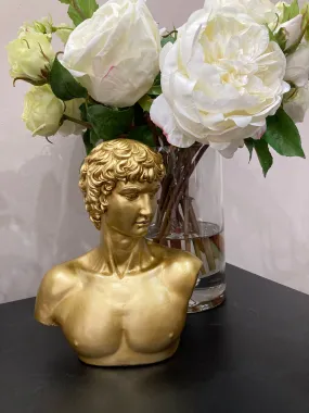 Golden Male Bust Ornament