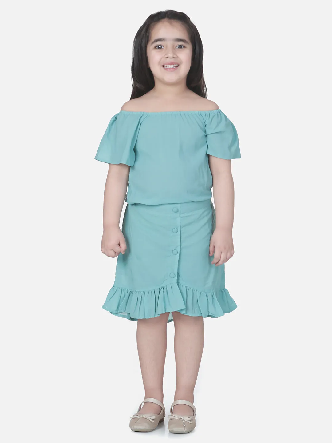 Green Coordinated Clothing Set