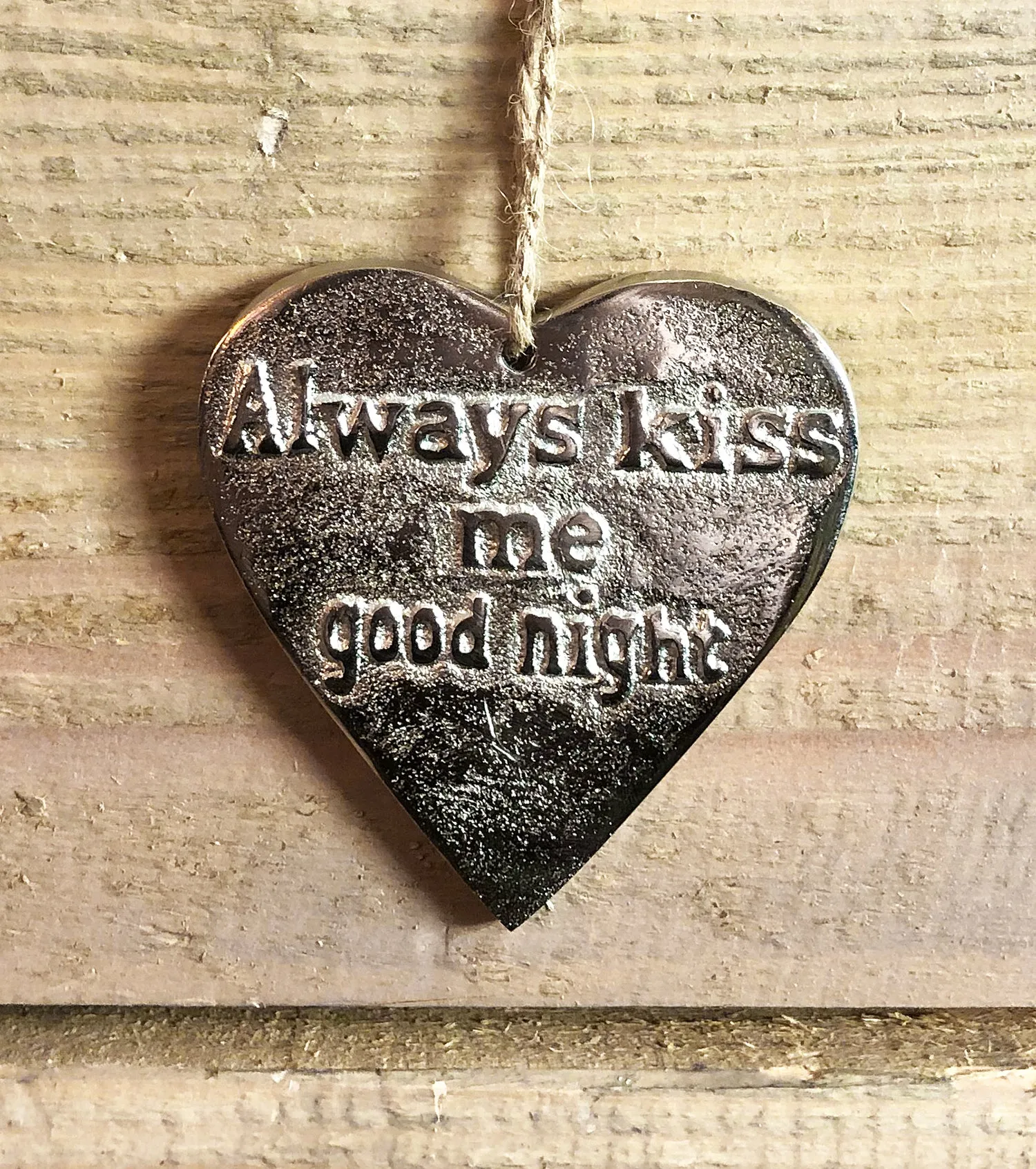 Hanging Heart Ornaments with Romantic Messages
