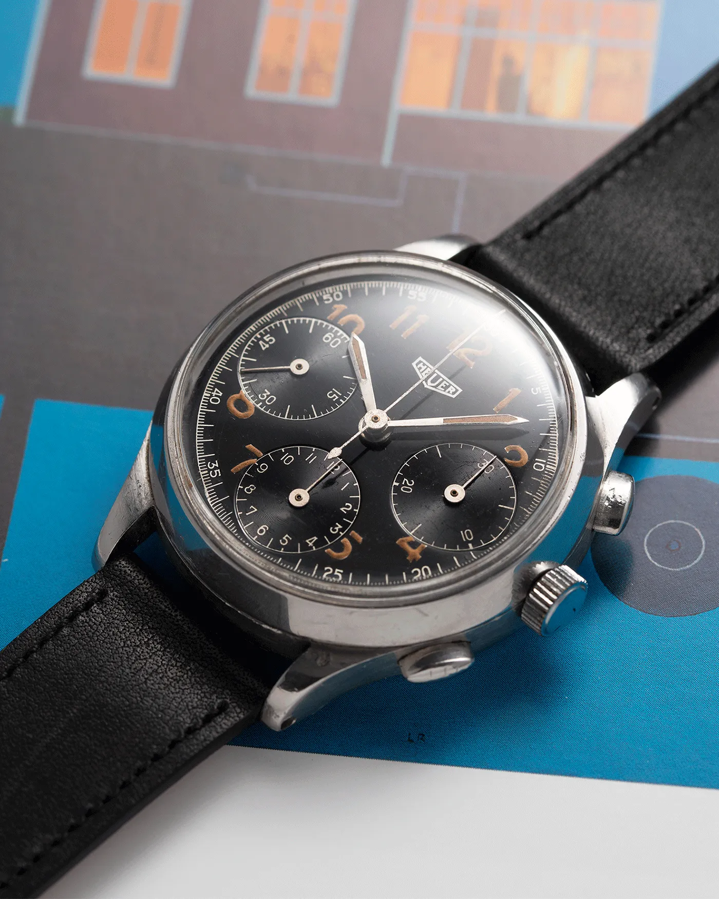 Heuer Ref. 345 Gilt Gloss