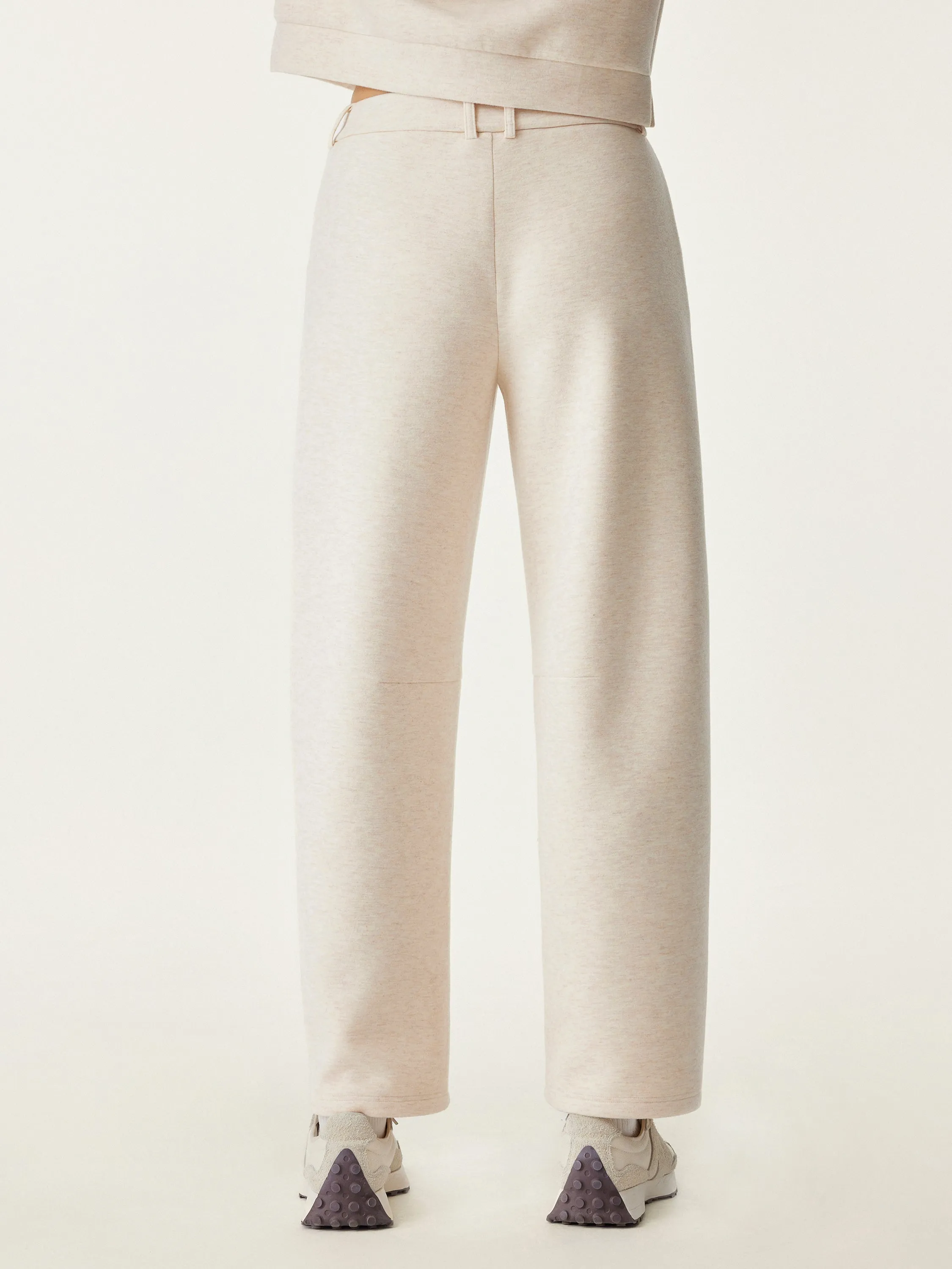 High Waisted Cozy Barrel Leg Pant