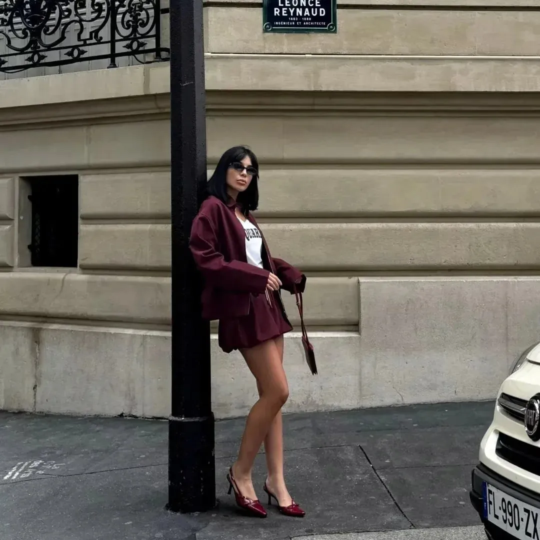 Jacky - Elegant bubble skirt and jacket set