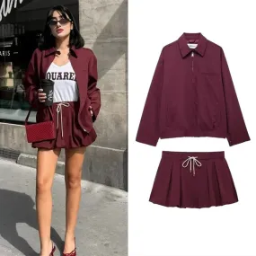 Jacky - Elegant bubble skirt and jacket set