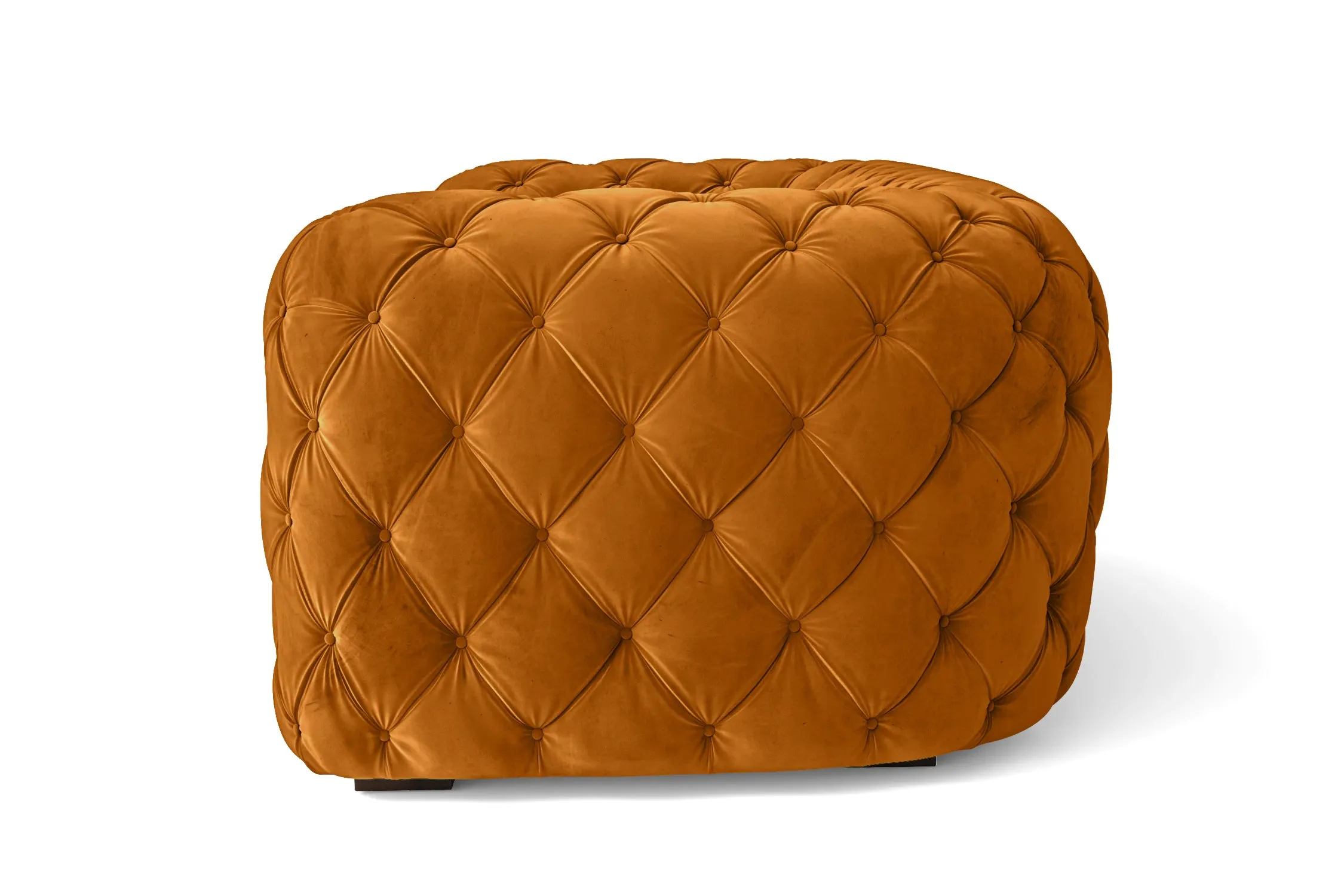 Lecce 4 Seater Sofa Gold Velvet