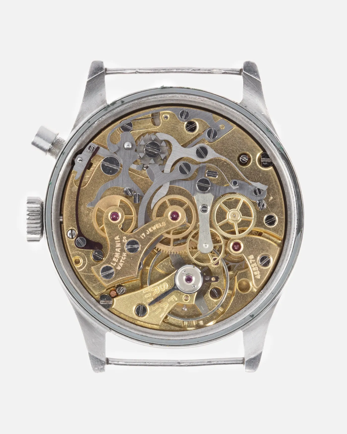 Lemania Royal Navy Monopusher Chronograph
