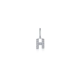 Letter H Charm Pendant