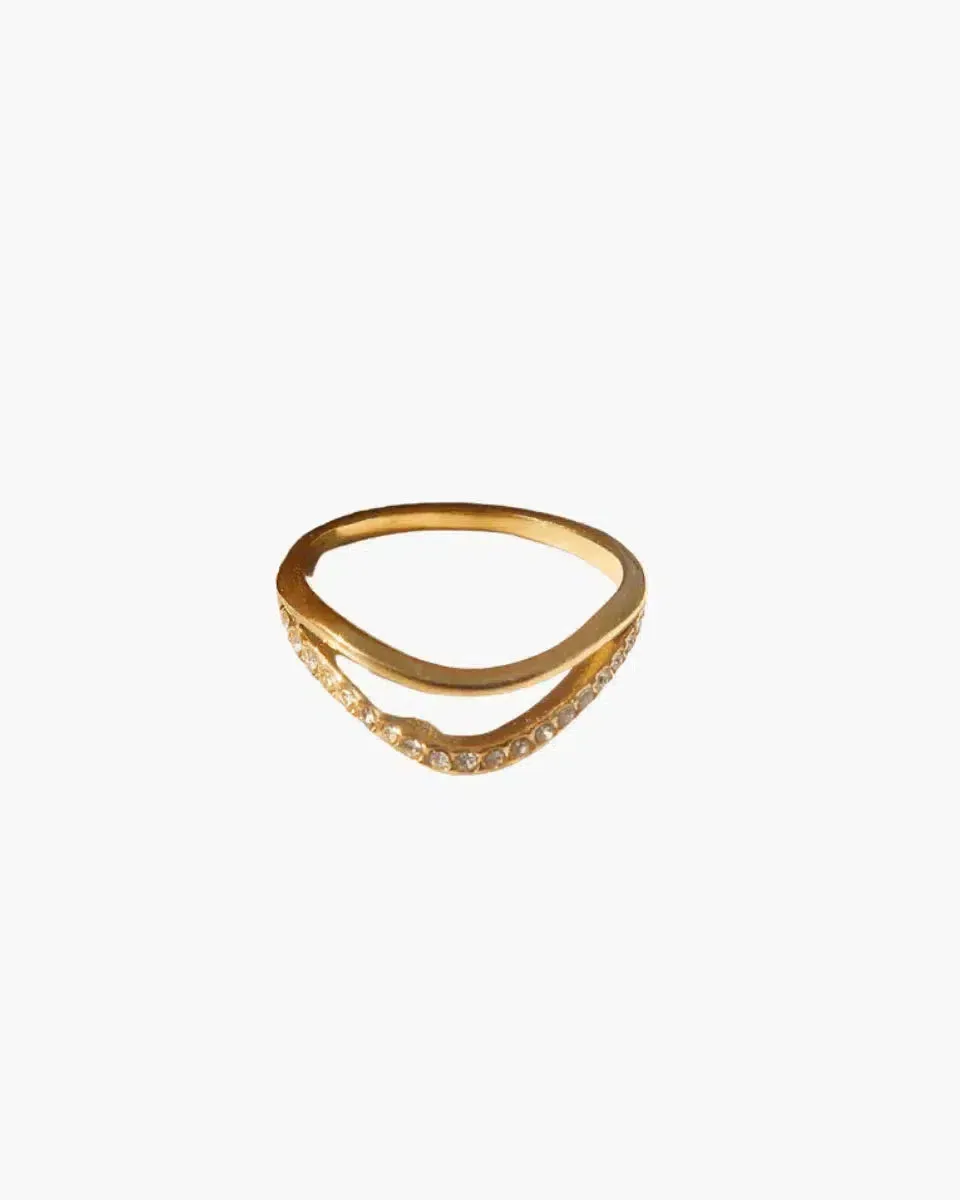 Lumarée – Wave pattern – Glitter ring