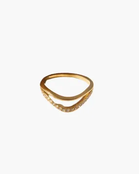 Lumarée – Wave pattern – Glitter ring