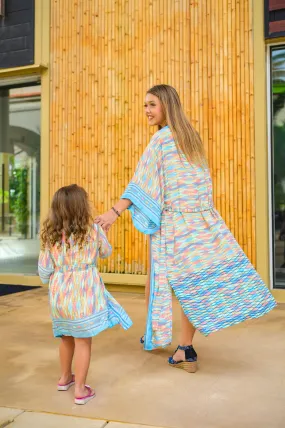 Mamma Mia Kimono Set (Blue)