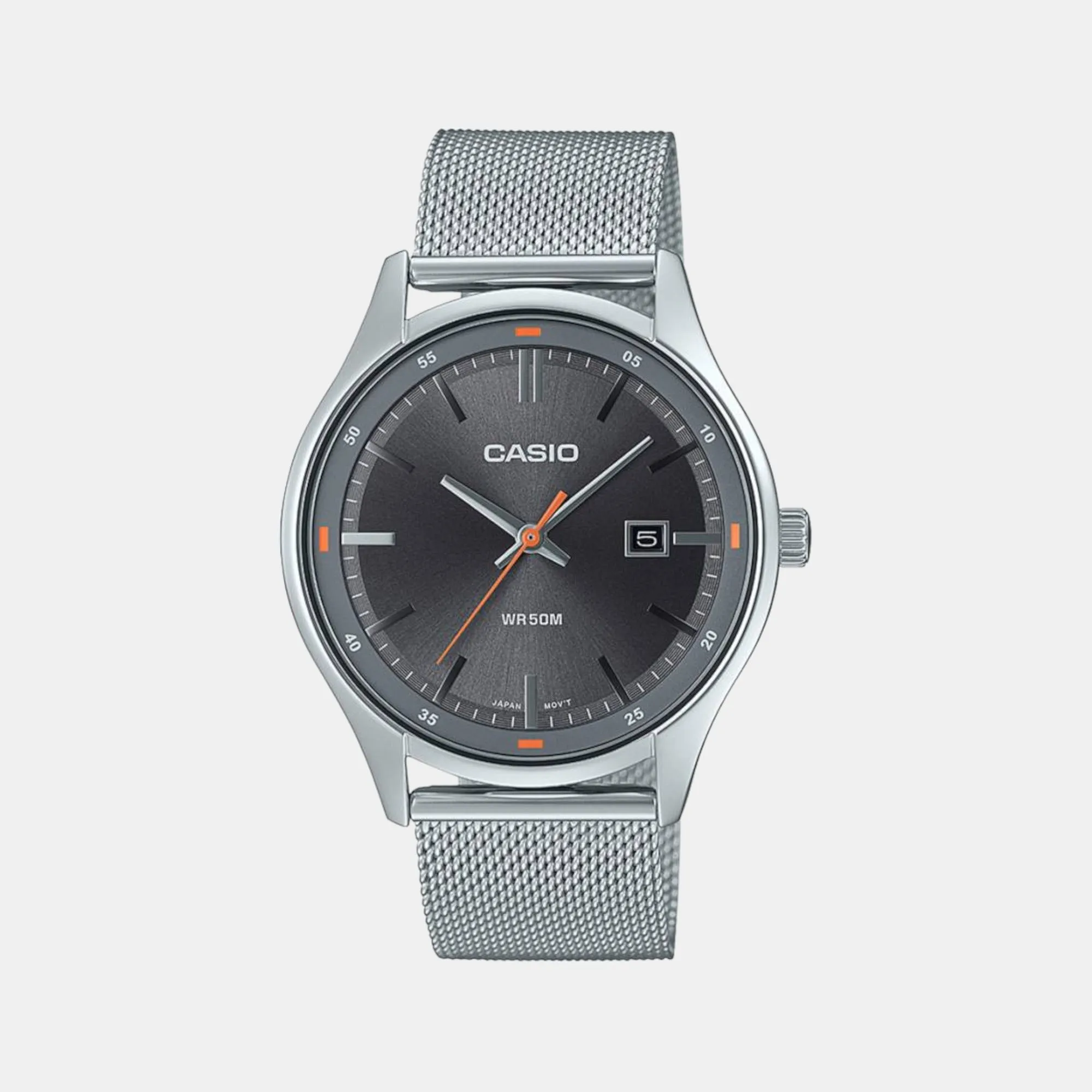 Men's Analog Stainless Steel Watch A2108 - MTP-E710M-8AVDF