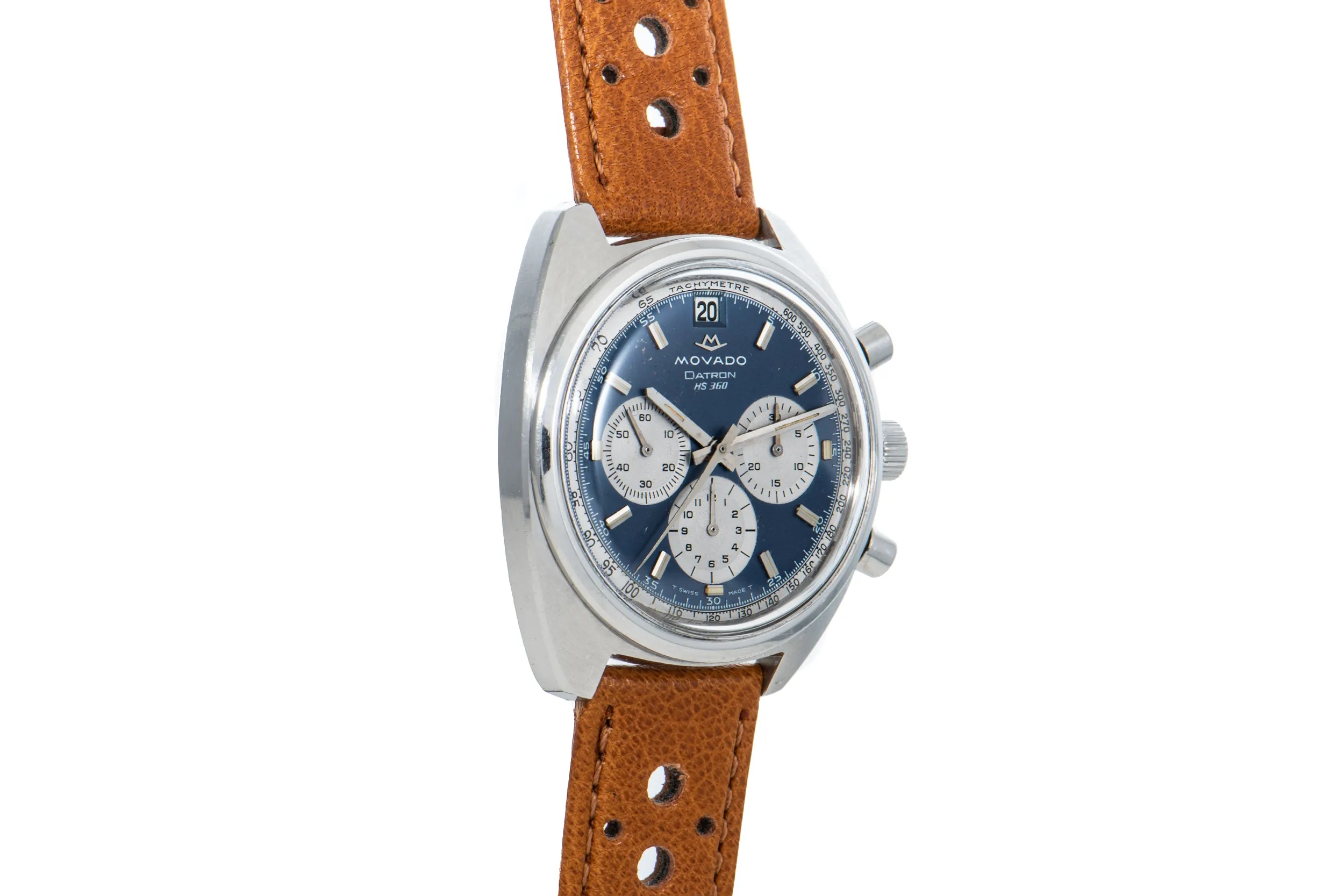 Movado Datron 'Blue Panda' El Primero Chronograph
