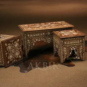 Nastalgia Mother of Pearl Coffee Table Set