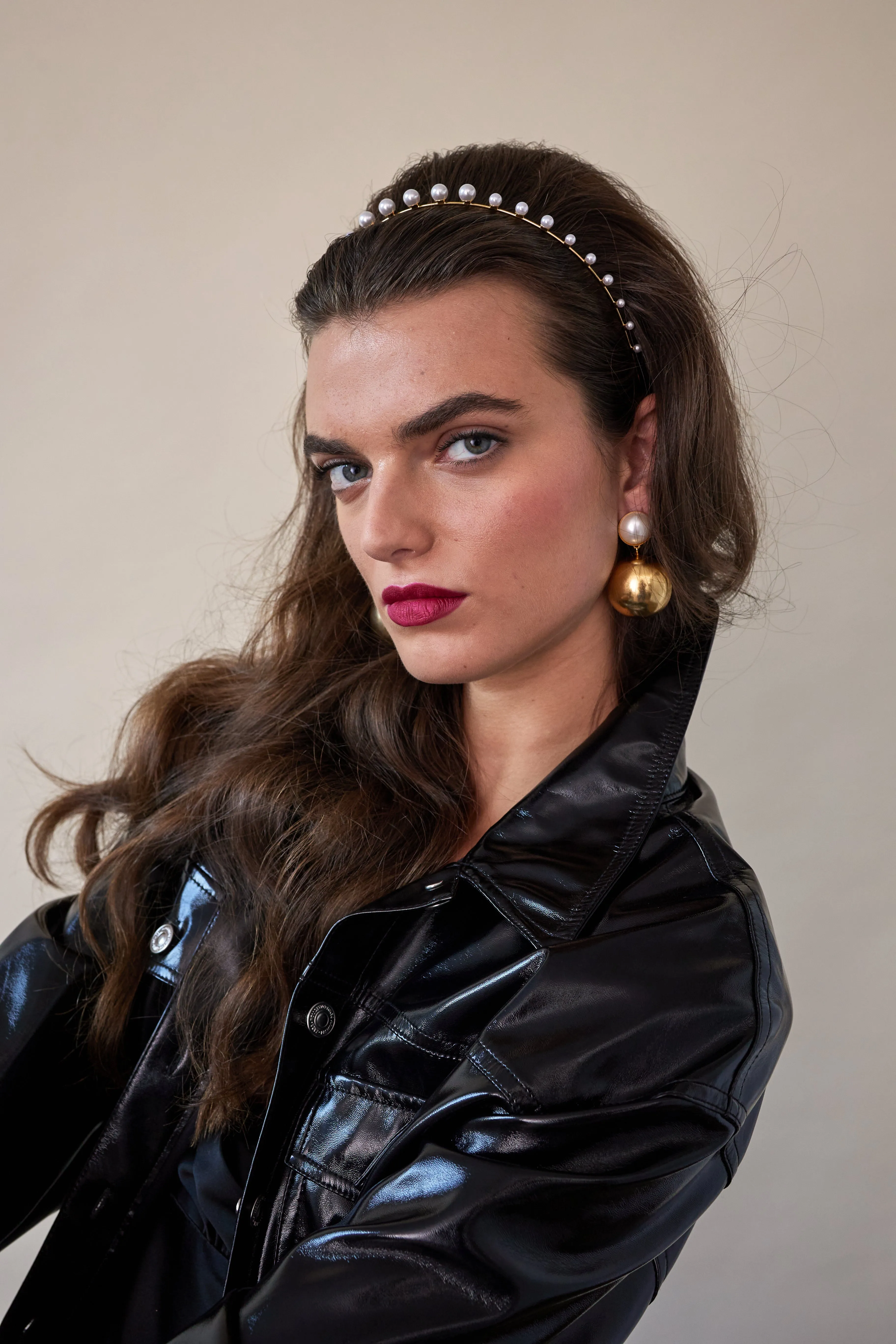 Pearl Dome Earrings