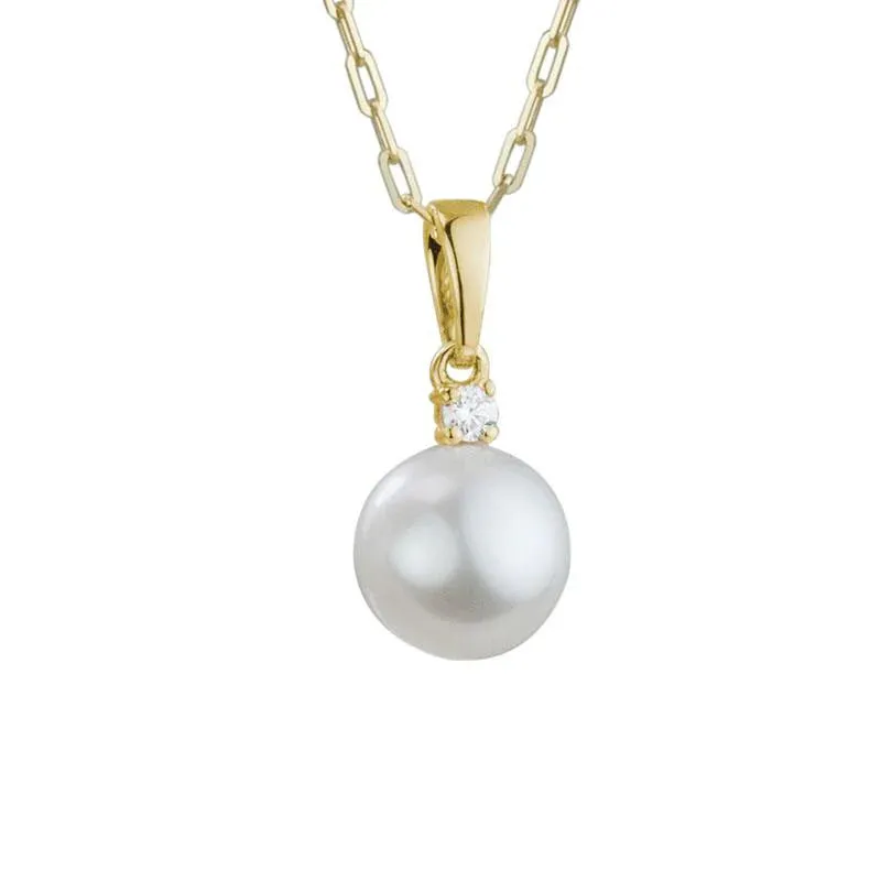 Pearl Solitaire Necklace