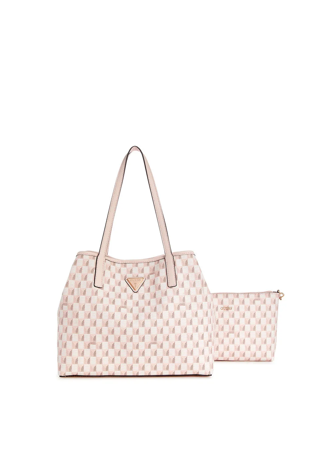 Pink Logo Vikky 2 In 1 Tote Bag