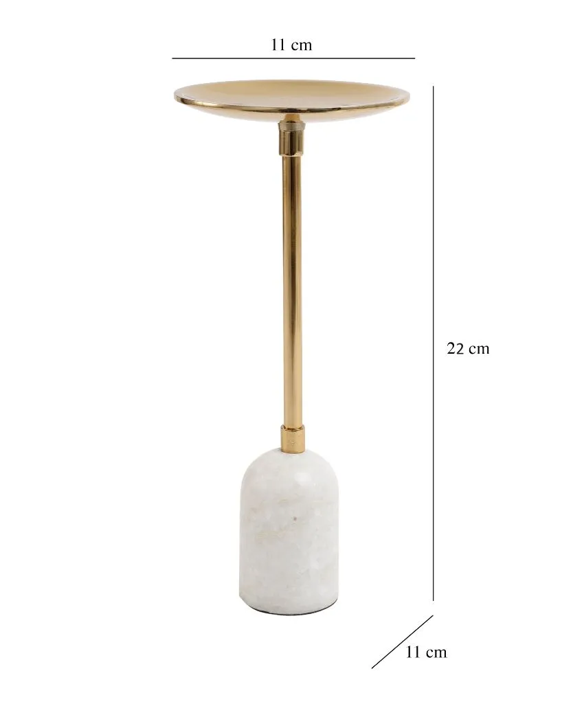 Pri Pillar Aluminium Candle Stand | 4 x 9 inches
