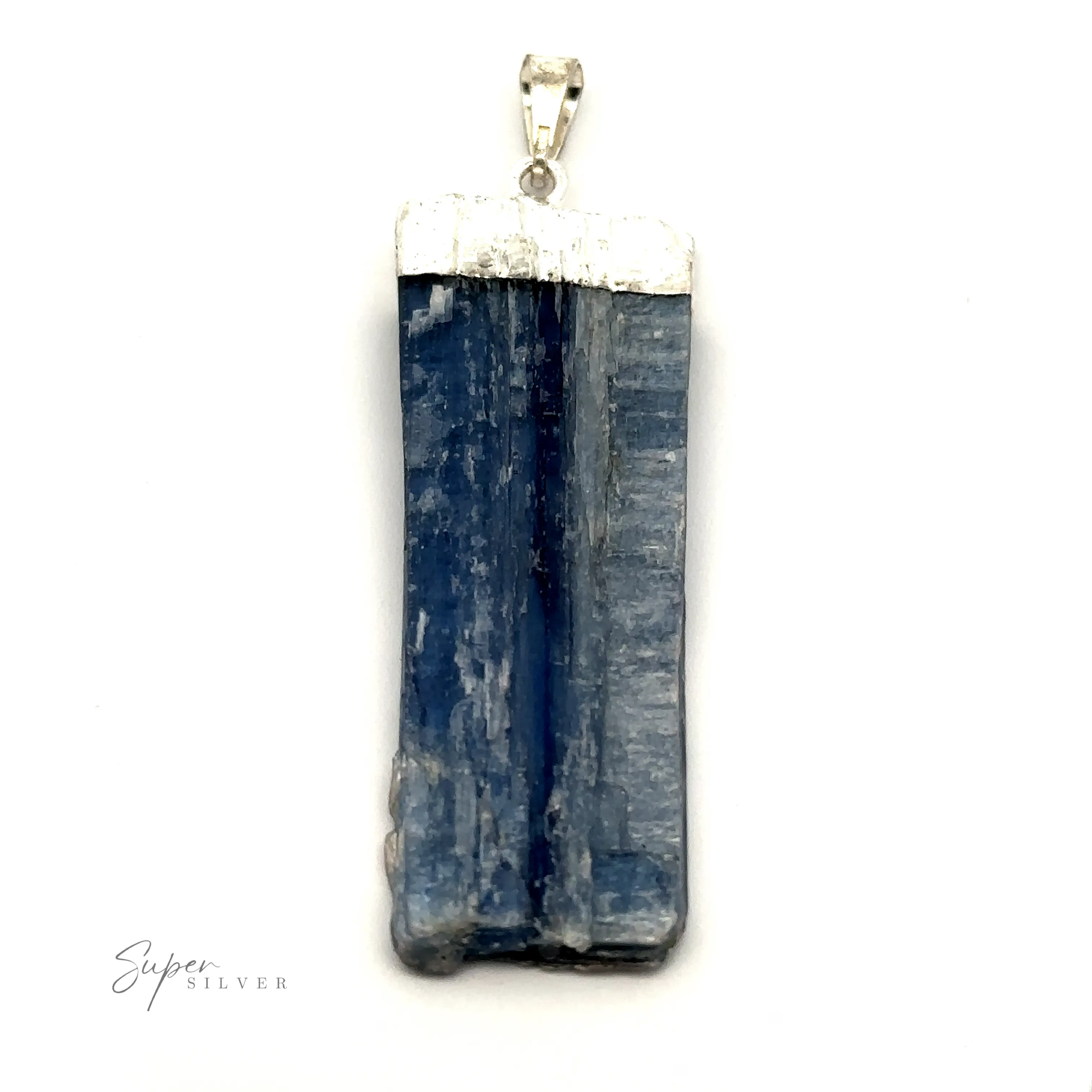 Raw Crystal Pendant With Silver Cap