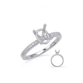 S Kashi & Sons Side Stone - Prong Set Engagement Ring EN7470-11X9OVWG