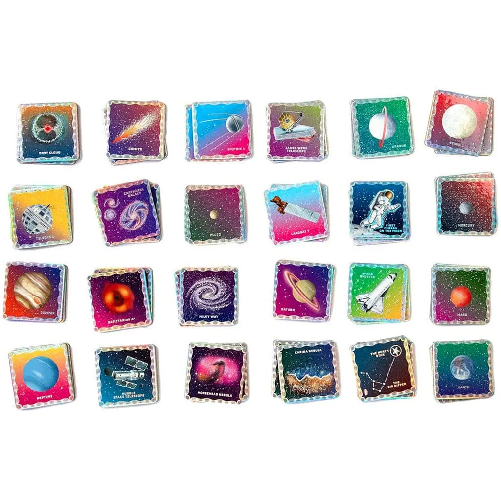 Shiny Space Memory and Matching Game