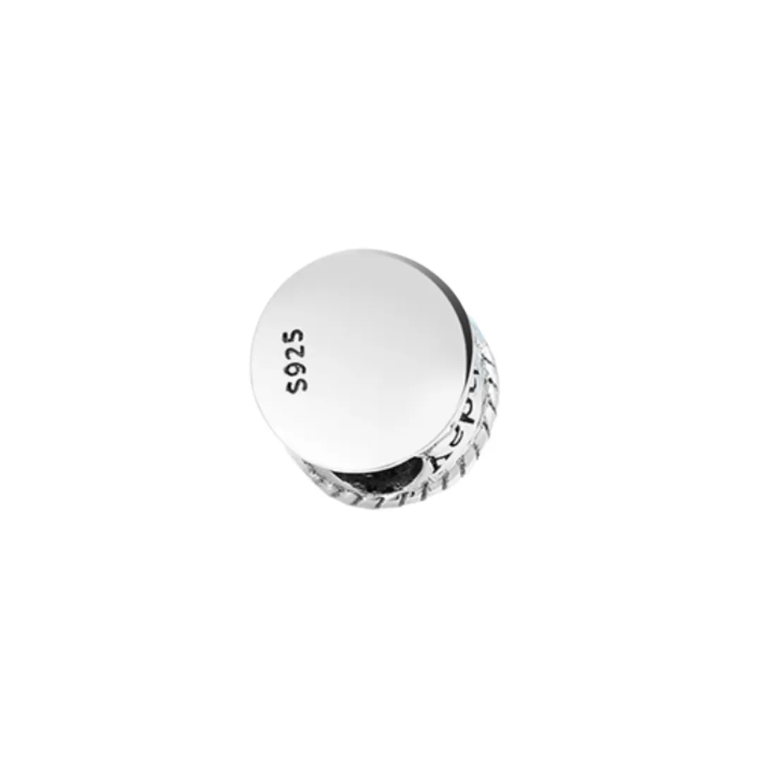 Sweet Birthday Cake Charm 925 Sterling Silver
