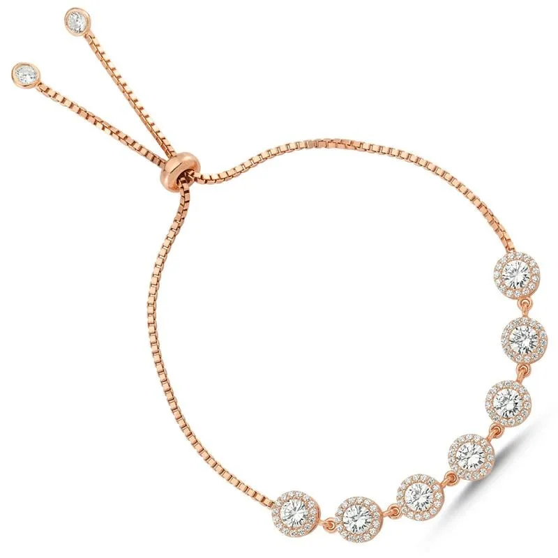 Taki | Silver Bracelet with Imitation Diamond Stones