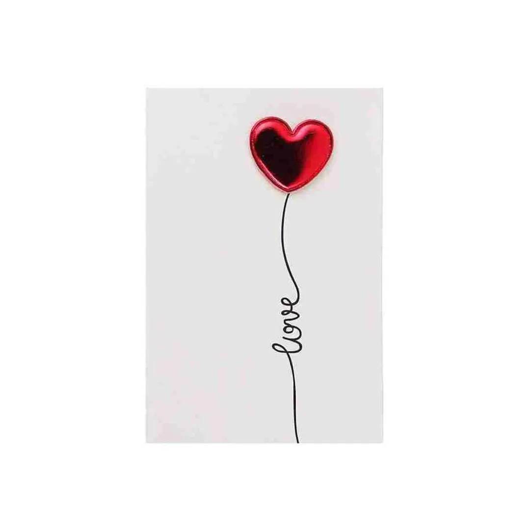 True Love Greeting Card | 3D Red Heart Greeting Cards [Set of 2]
