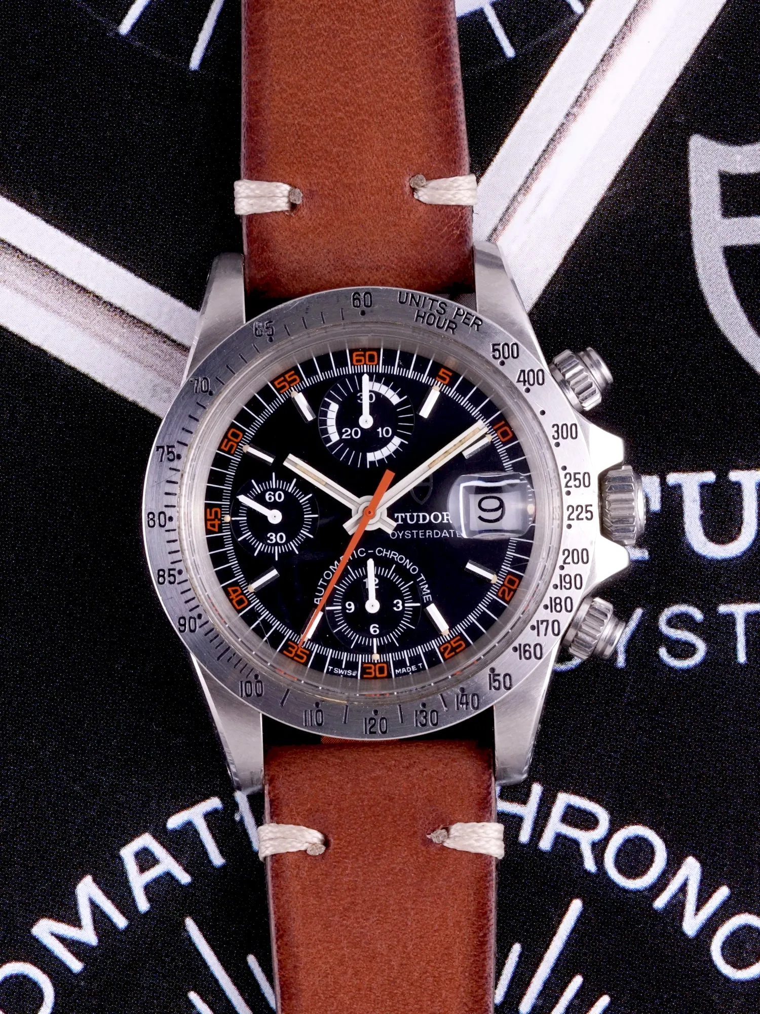 *Unpolished* 1979 Tudor Big Block Chronograph (Ref. 94300) "Halloween"
