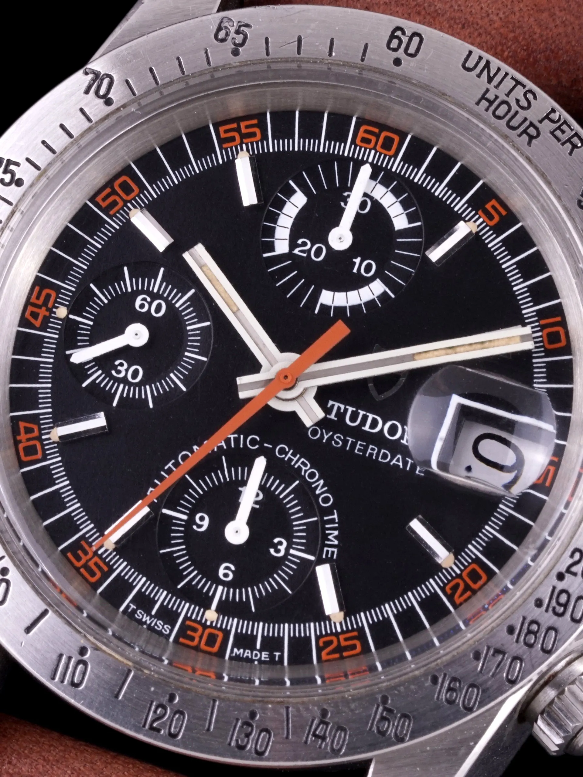 *Unpolished* 1979 Tudor Big Block Chronograph (Ref. 94300) "Halloween"