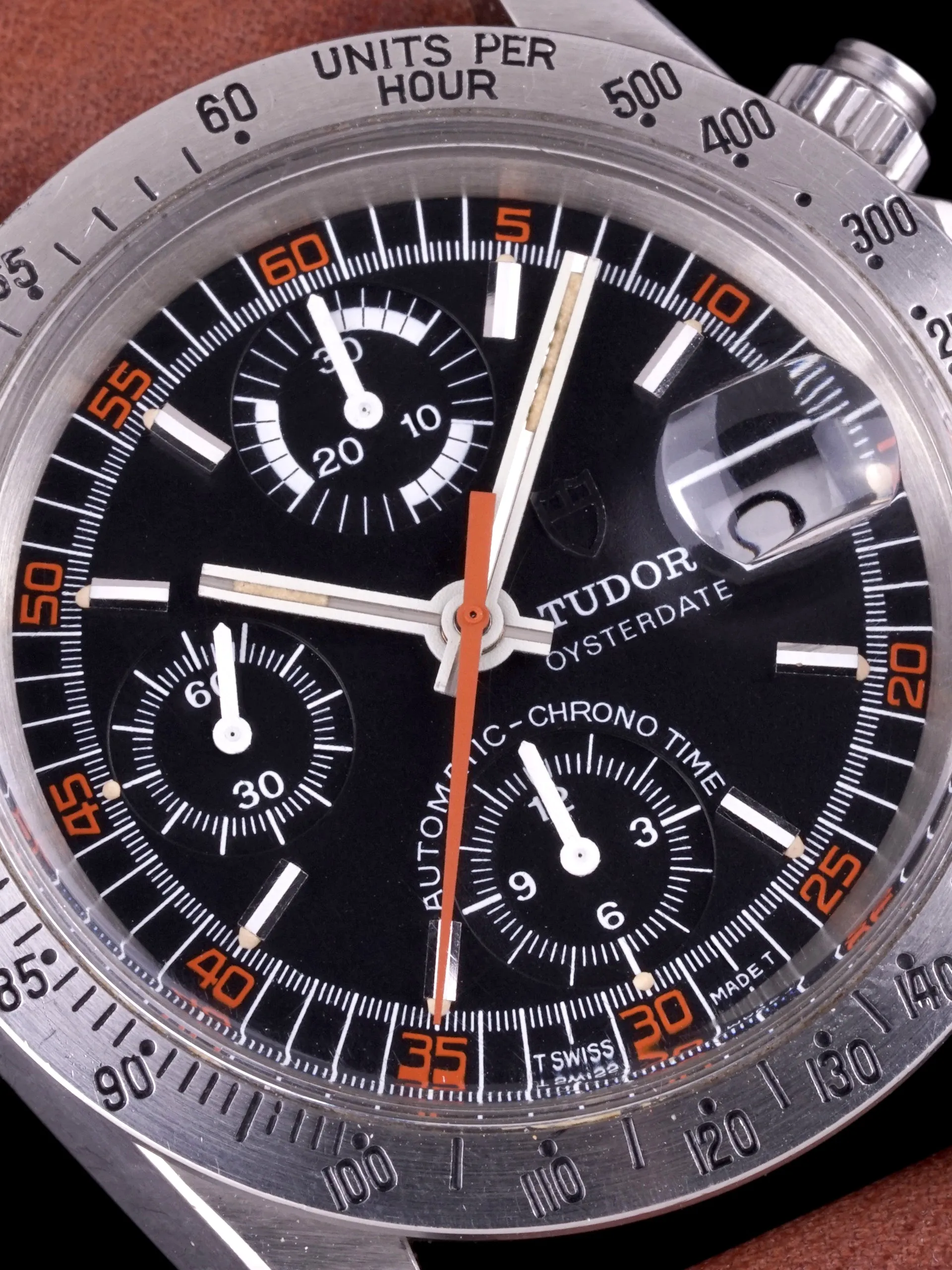*Unpolished* 1979 Tudor Big Block Chronograph (Ref. 94300) "Halloween"