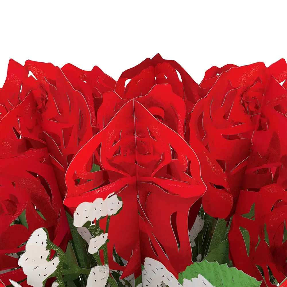 Valentine's Day Flower My Heart Is Yours Forever Bouquet and Sentiment Set