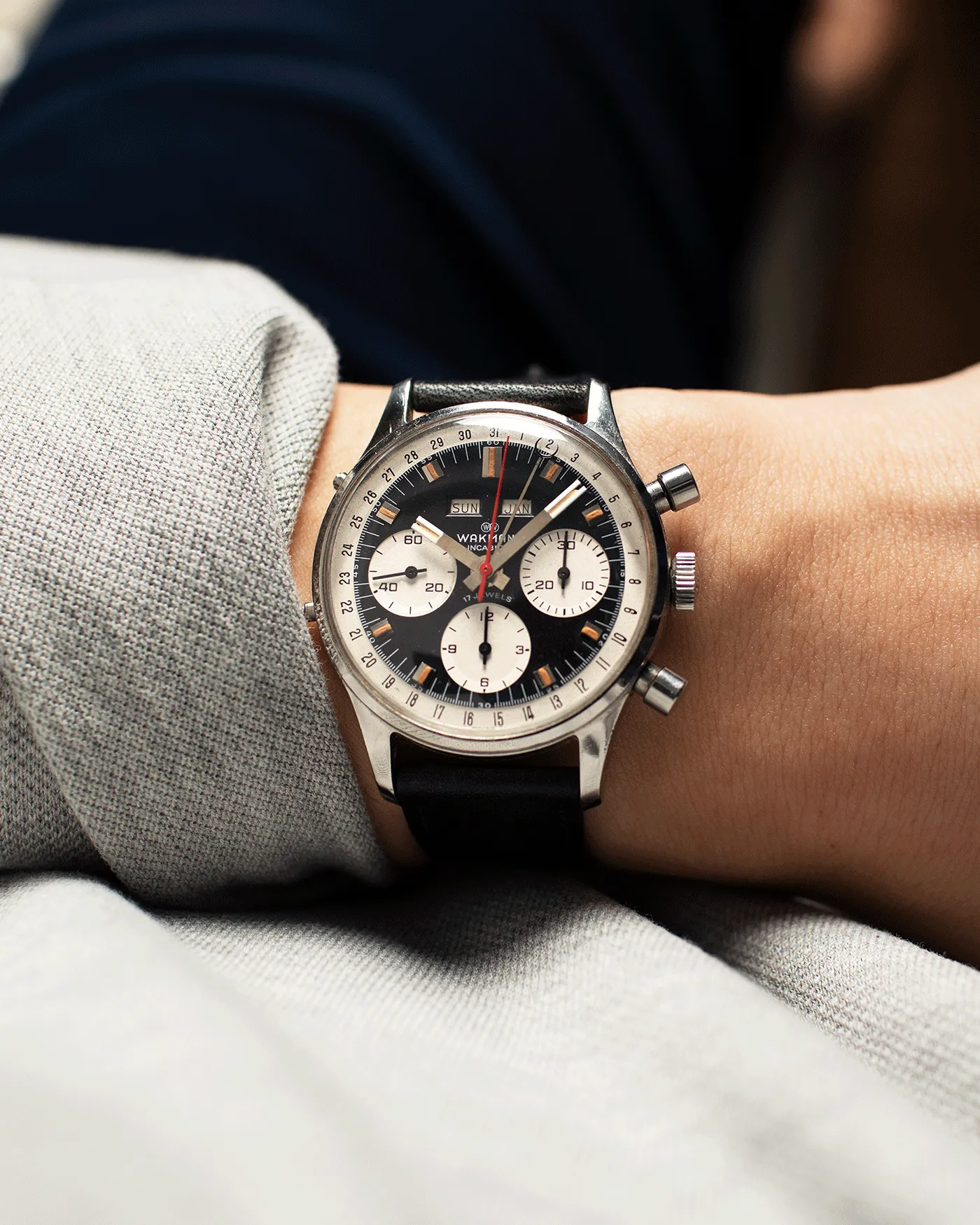 Wakmann Triple Calendar Chronograph 37mm