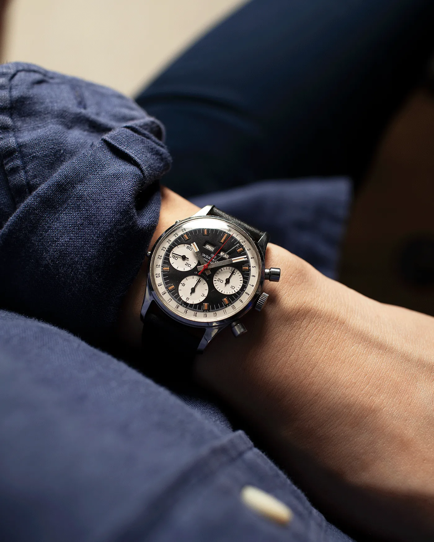 Wakmann Triple Calendar Chronograph 37mm