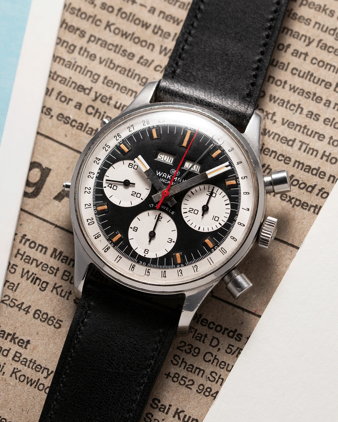 Wakmann Triple Calendar Chronograph 37mm