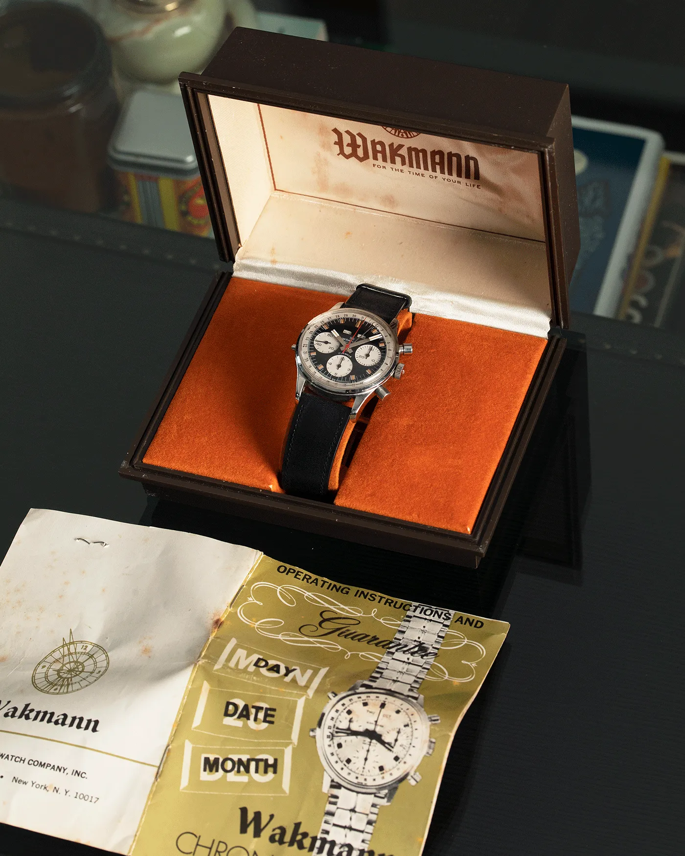 Wakmann Triple Calendar Chronograph 37mm