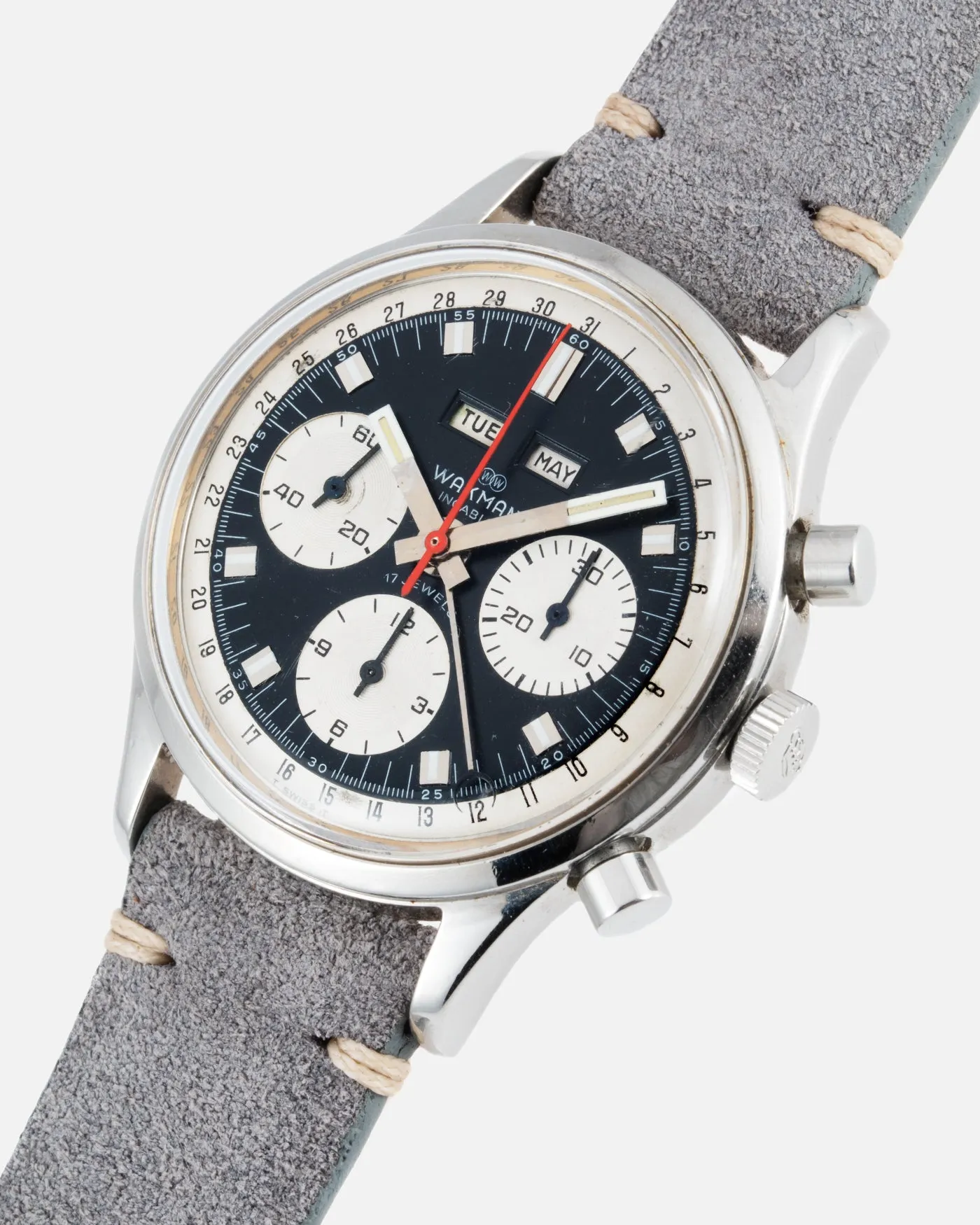 Wakmann Triple Calendar Chronograph 39mm