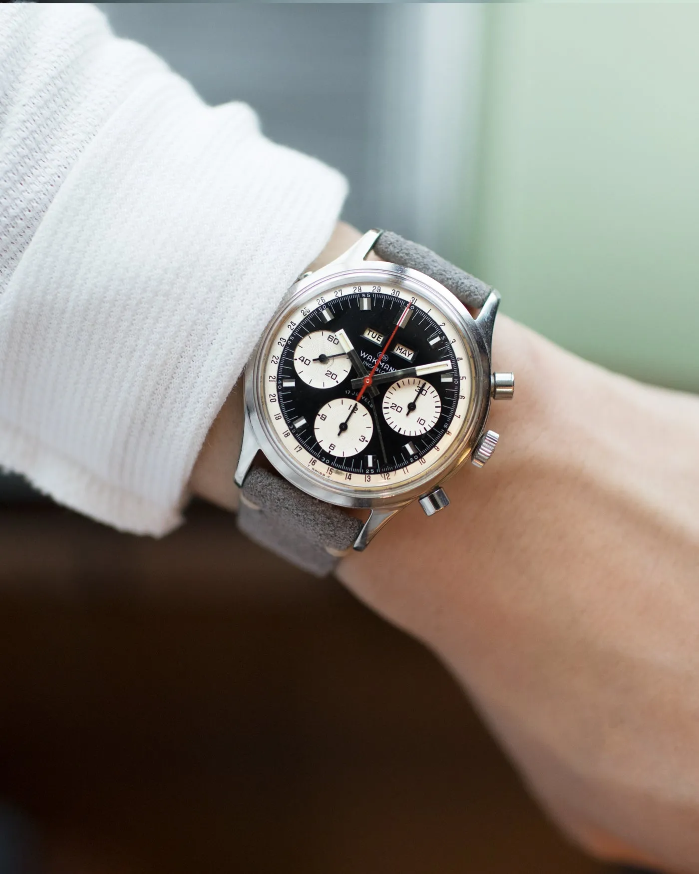 Wakmann Triple Calendar Chronograph 39mm