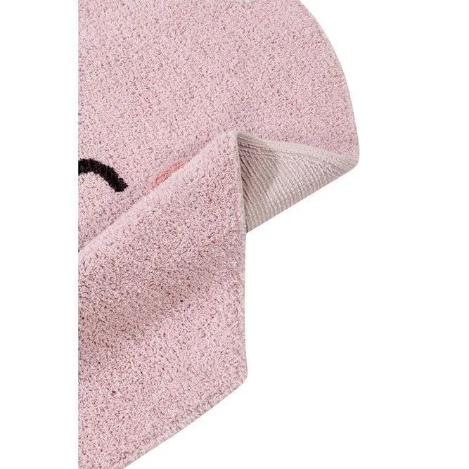 WASHABLE COTTON RUG HAPPY HEART