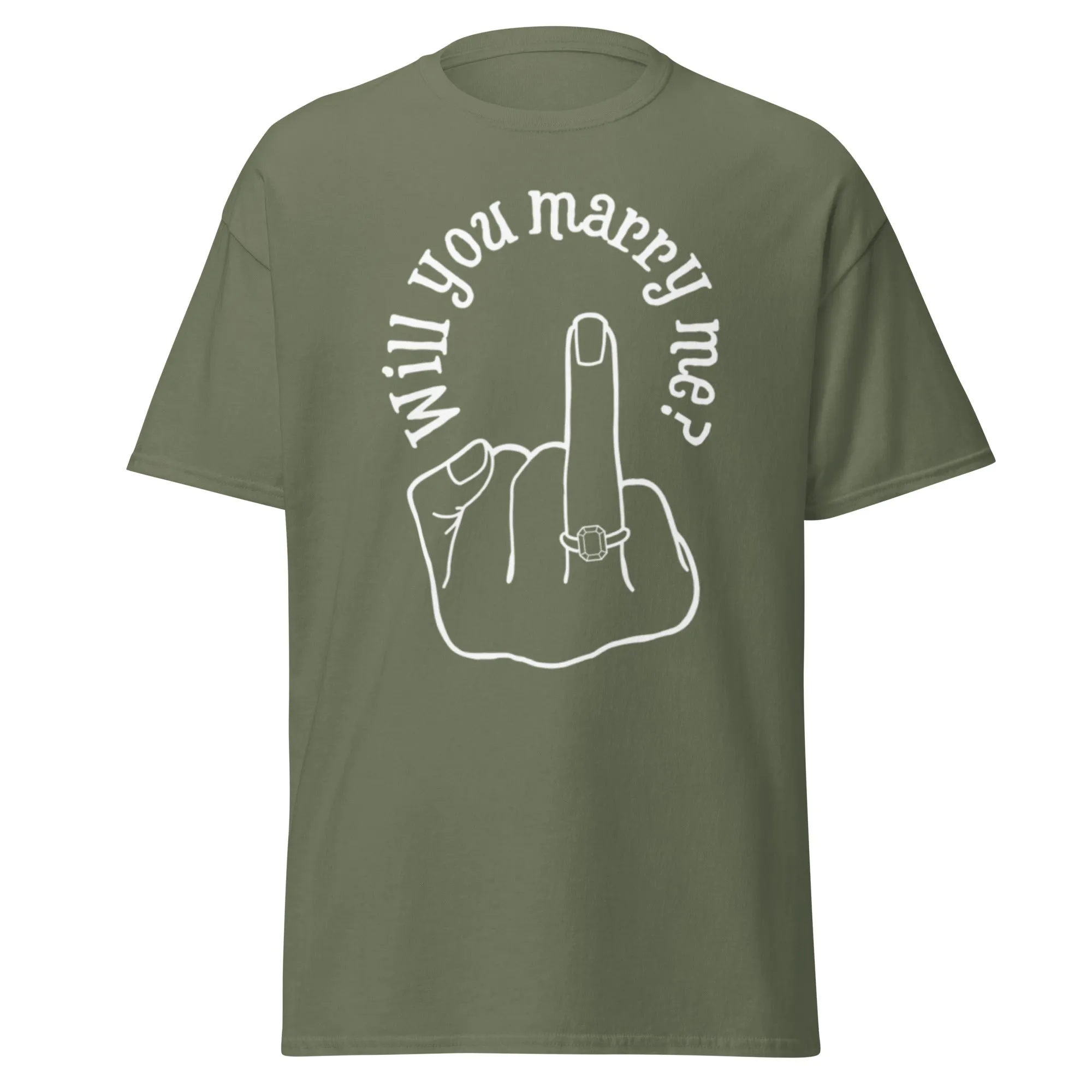 Will you Marry Me?? Marriage Proposal Ideas,  For you, Black, classic tee