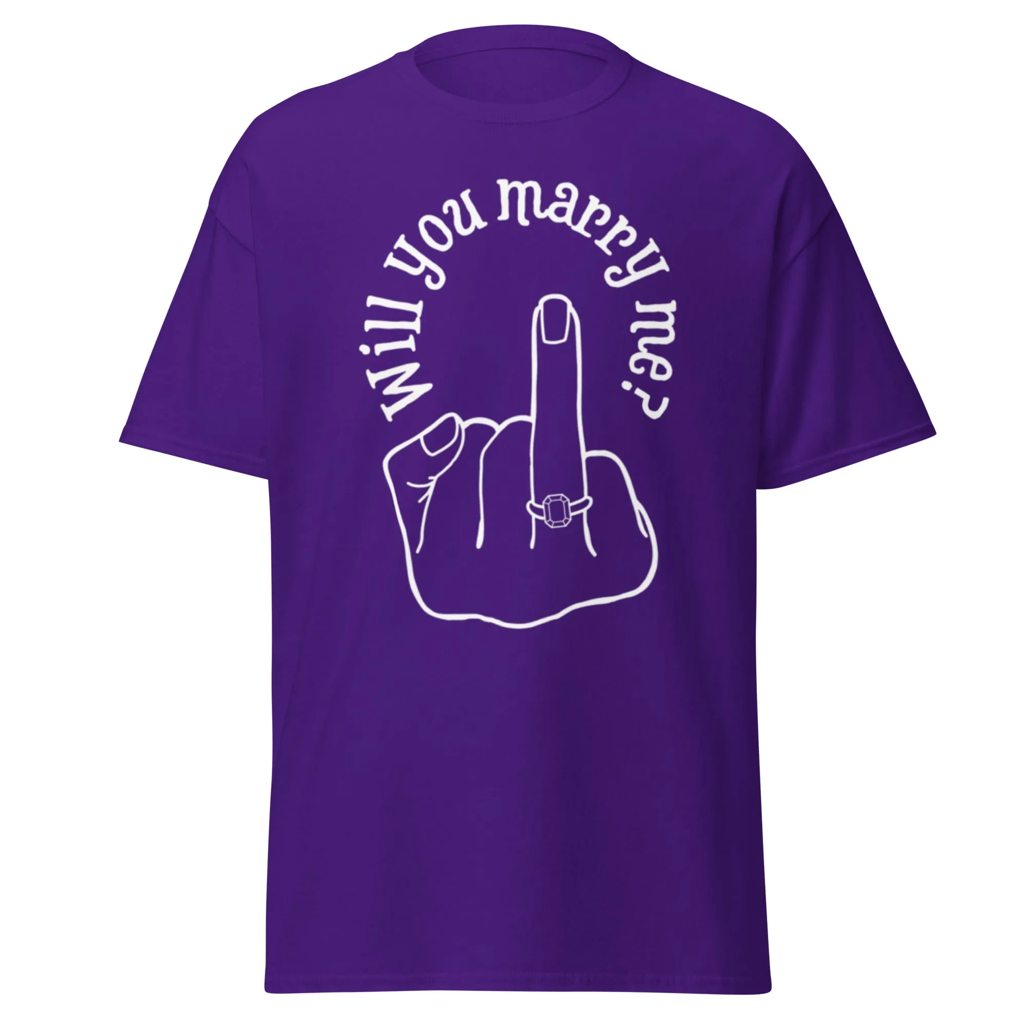 Will you Marry Me?? Marriage Proposal Ideas,  For you, Black, classic tee