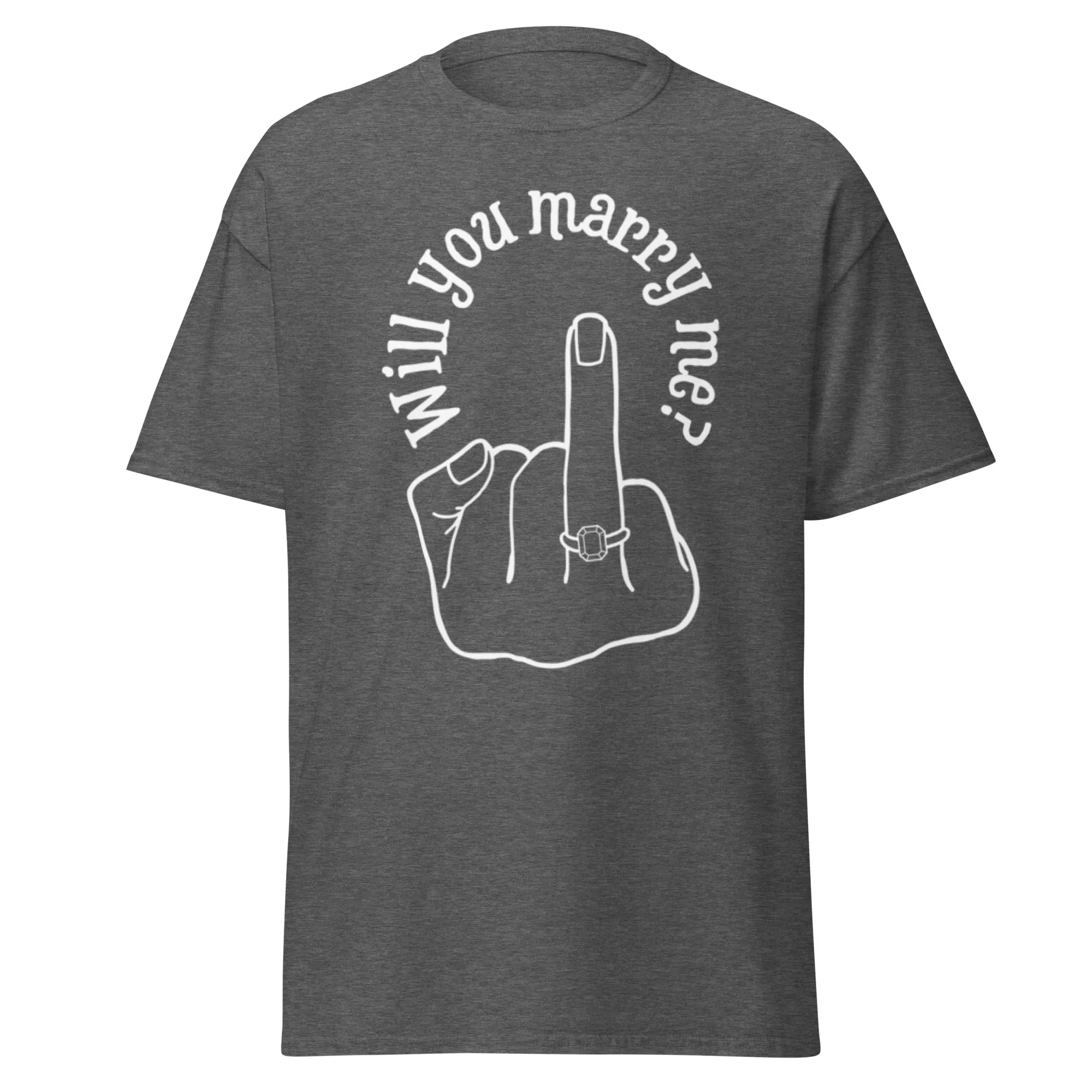 Will you Marry Me?? Marriage Proposal Ideas,  For you, Black, classic tee